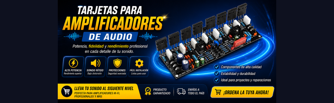 Tarjetas amplificadores